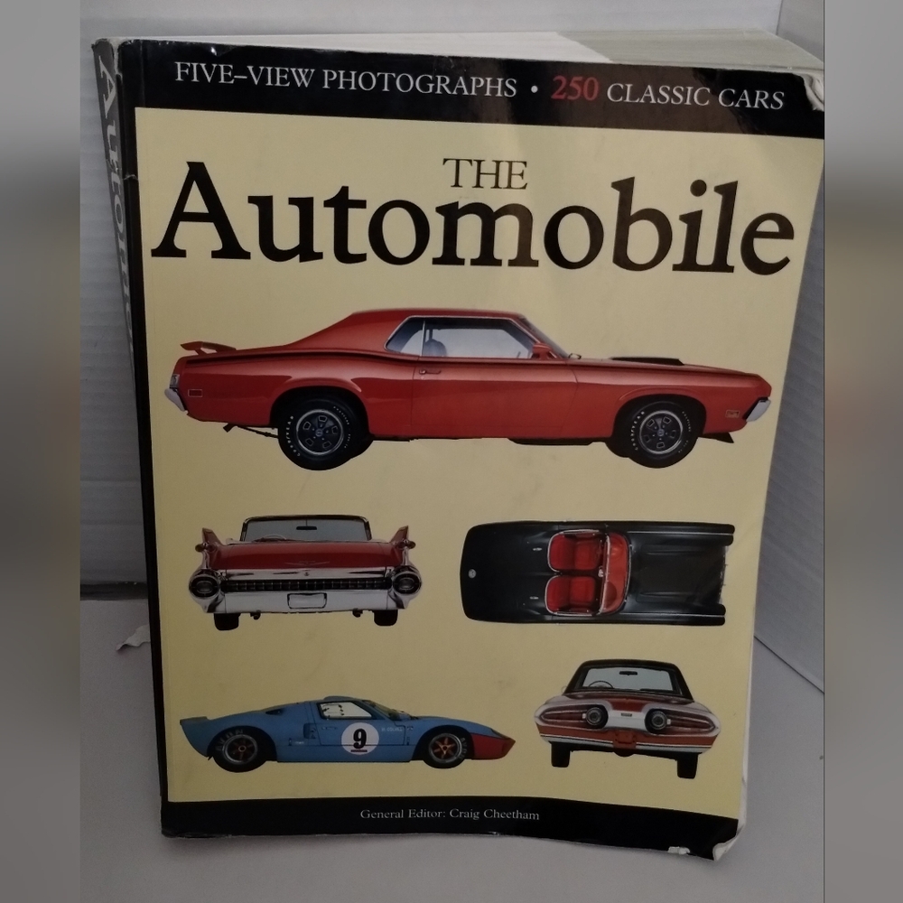 The Automobile Book with Classic Vintage Car Images